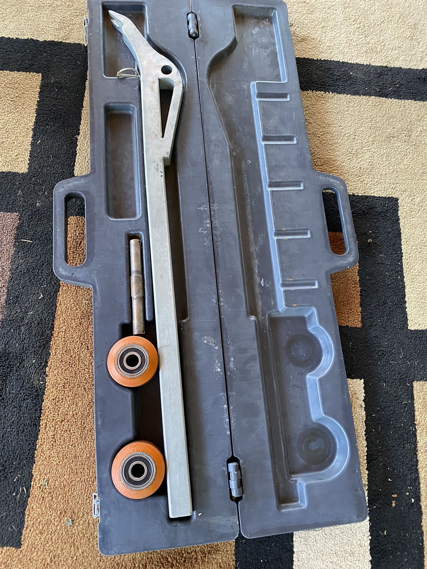 Pry Bar Dolly Lever Bar Roller 37 Inch