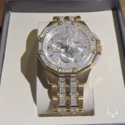 Bulova Men's Crystal Stainless Steel Watch - 98C126