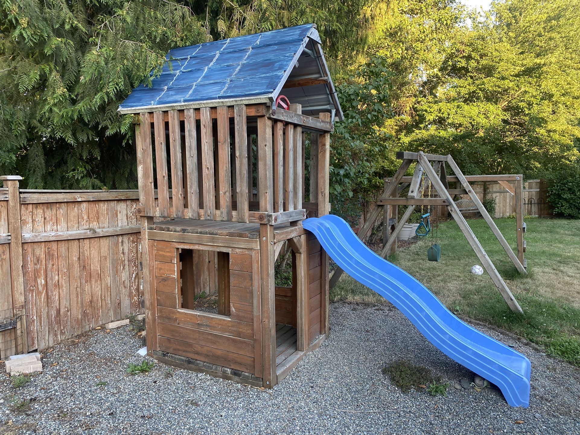Swing Set And Slide