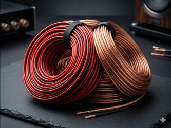 📢 50FT+ PREMIUM 16-GAUGE SPEAKER WIRE – High-Fidelity Audio Grade! 📢