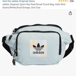 adidas Originals Sport Hip Pack/Small Travel Bag, Halo Mint NEW