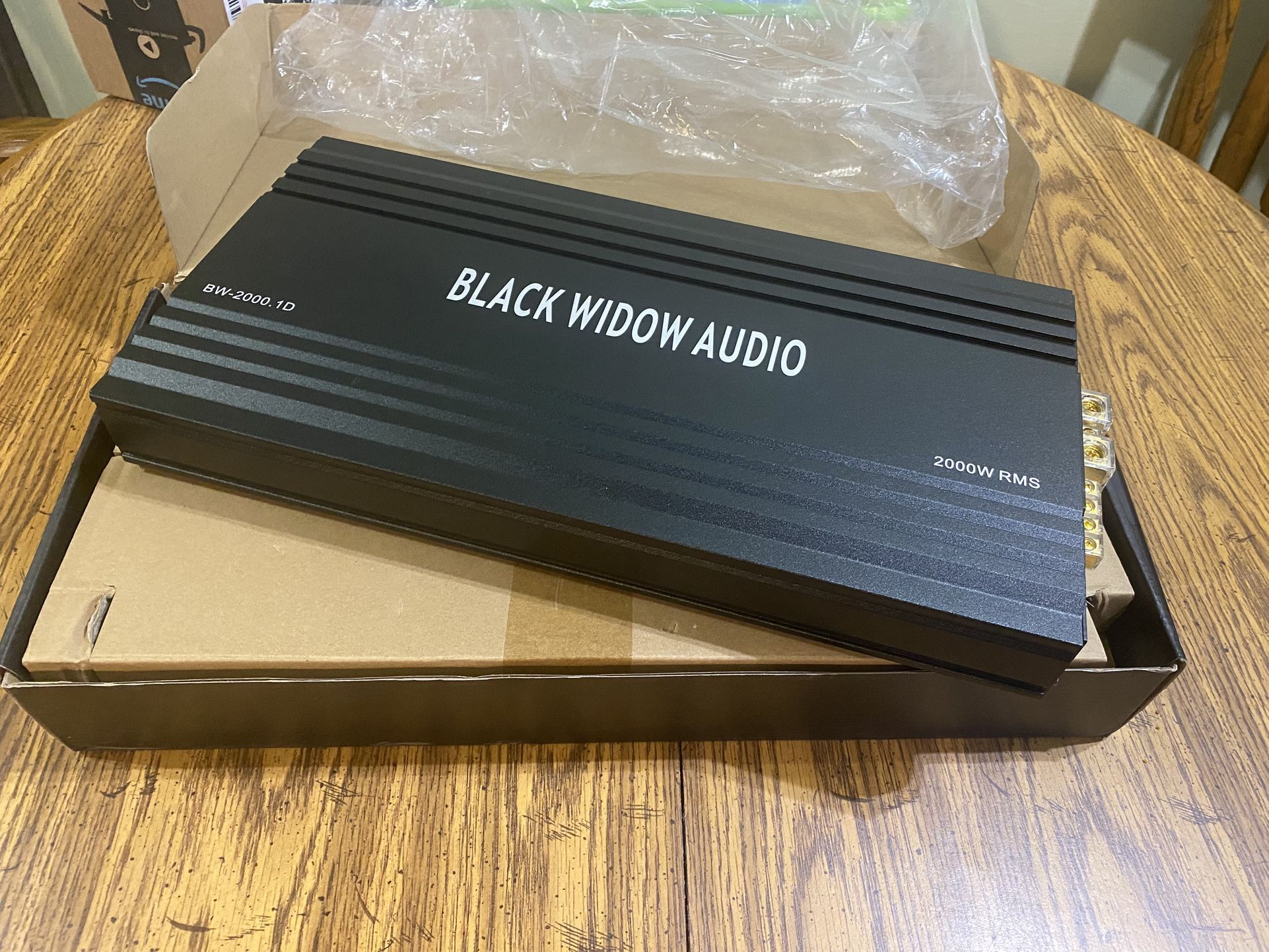 New Black Widow Audio High Power Mono Block Class D Bass Car Amplifier