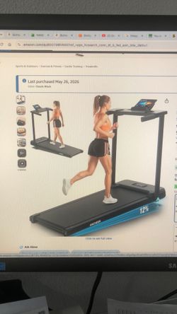 FUNMILY 3.5HP Walking Pad with Incline - Treadmill with Desk & Handle Bar