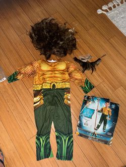 Aquaman Costume Toddler Sz 2-4