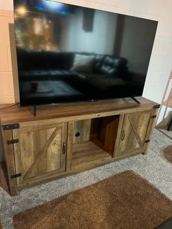 Wooden TV stand