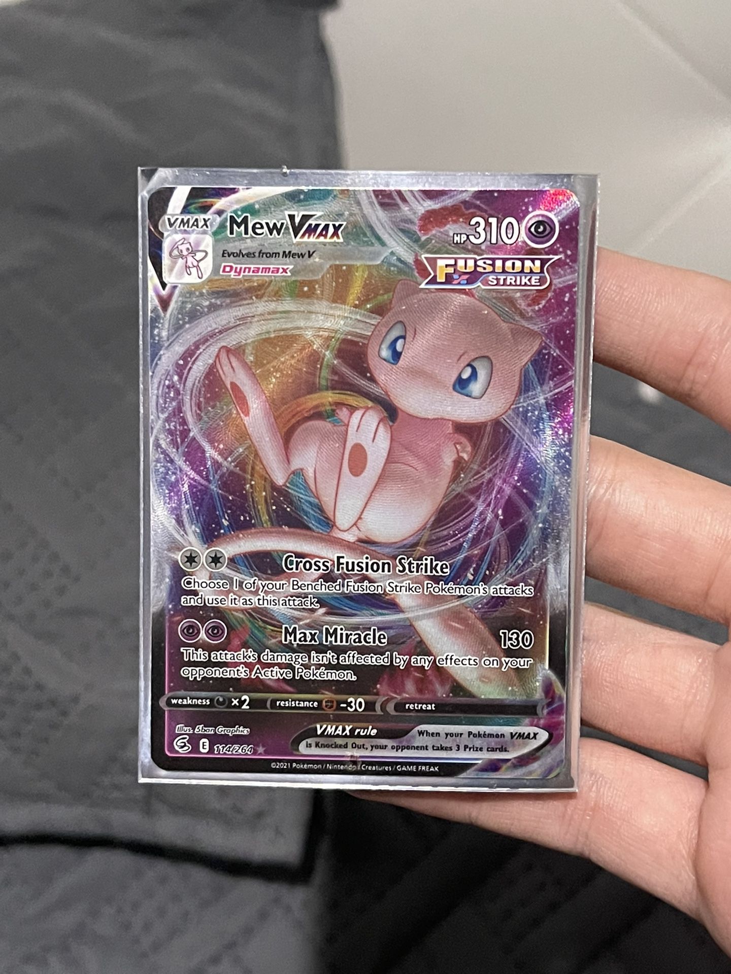 Mew VMax - 114/264 Full Art Ultra Rare - Fusion Strike