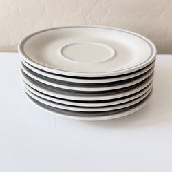 Stoneware Small Plates – Set of 7
