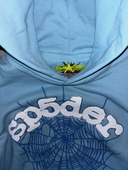 Spider Hoodie Sky Blue