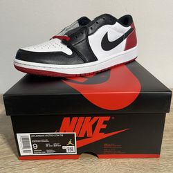 Jordan 1 Low Black Toe