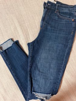Gap Blue Denim Jeans with Raw Hem