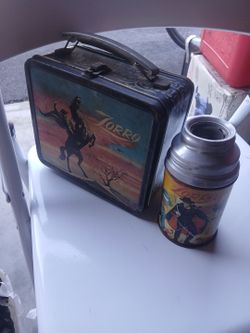 1958 ZORRO LUNCH BOX & THERMUS FAIR COND