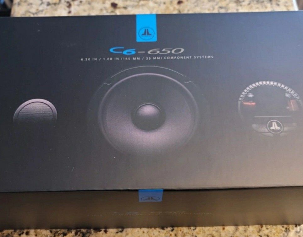Brand New JL Audio C6 650 6.5 inch car audio component speakers with tweeters SQ
