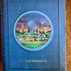 Disney 2000 Millennium Mickey Mouse Storybook Collection Christmas Ornaments