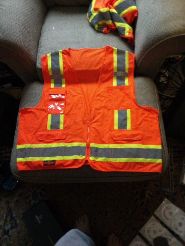 RAD-WEAR - Type-R Class-2-Heavy Duty Engineer 3X- 2X -2 -One Size Fits All - 10 - Vests In All. - 2