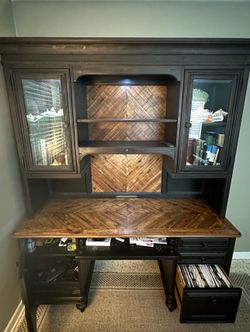 Magnussen Barnhardt Credenza Desk and Hutch