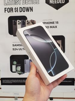 💸 Unlocked iPhone 16 Pro Max– Affordable Payments Starting at Just $5 DOWN! 🌟