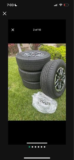 2025 Toyota Tacoma trd 18” wheels and tires with lug nut  BRAND NEW!!