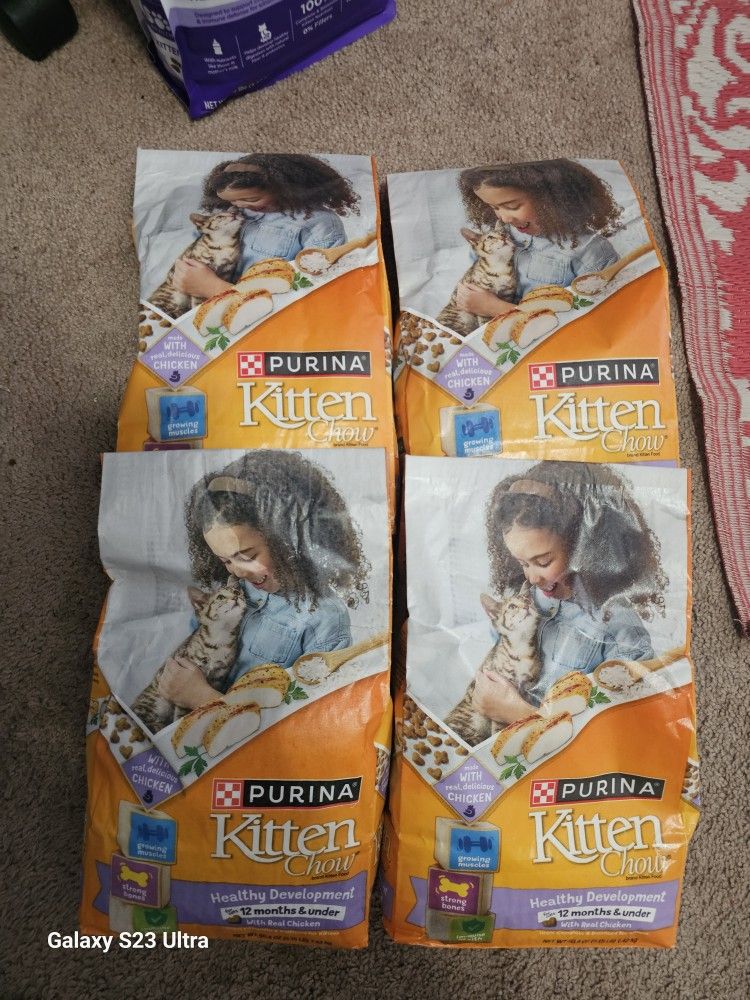 Purina Kitten Chow 3.15lb 4bagsX$12
