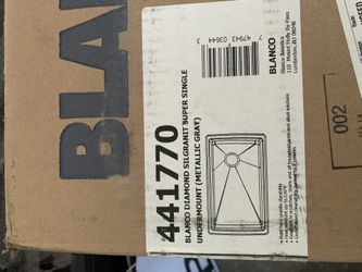 Blanco Undermount Silgranite Diamond collection Sink