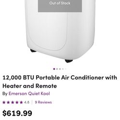 Emerson Quiet Kool Portable AC & HEAT