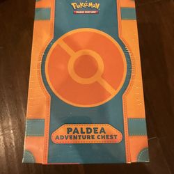 Pokemon Trading Card Game Paldea Adventure Chest - Factory Sealed 6 TCG Packs