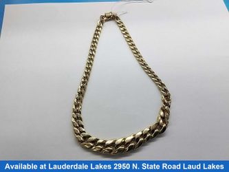 Cuban Link Chain - Yellow Gold 14k (.585) 28.5 grams 16 inch