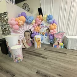 🎀 Mrs Rachel Party Setup for Sale! 🎀