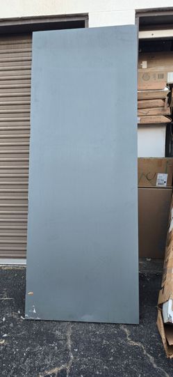 36 in. x 96 in. Universal/Reversible Gray Primed Steel Commercial Door Slab with 180-Minute Fire Rating