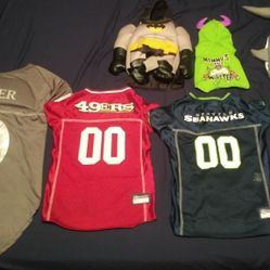 Dog And Cat Clothes. Seahawks. 49ers. Batman