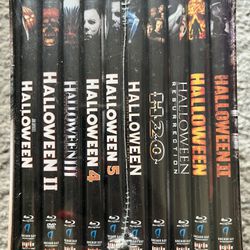 Brand New Halloween Movie Box Set Blue Ray Dvd’s