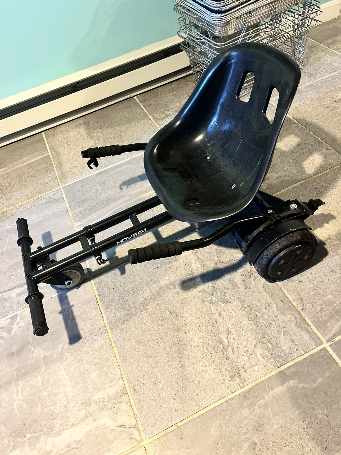 Hover Board With Cart Attachment