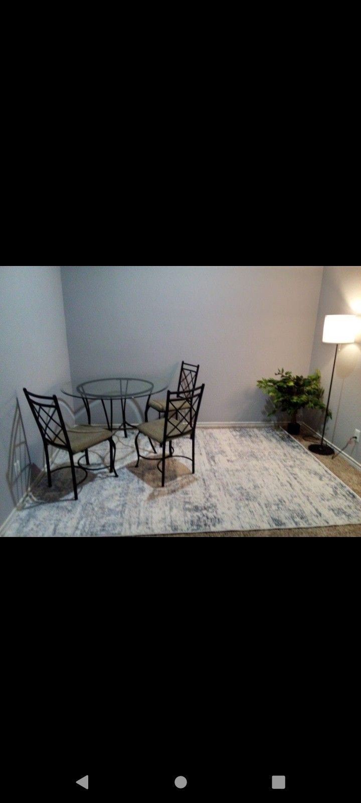 Selling Dining Table Set With 3 Chairs 