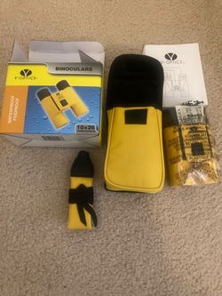 New v-optics 10x26 binoculars waterproof with original box
