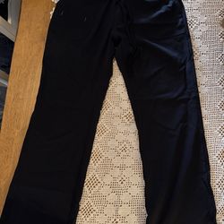 Black women’s scrub pants heart soul