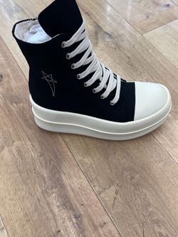 Rick Owens Black Sneakers