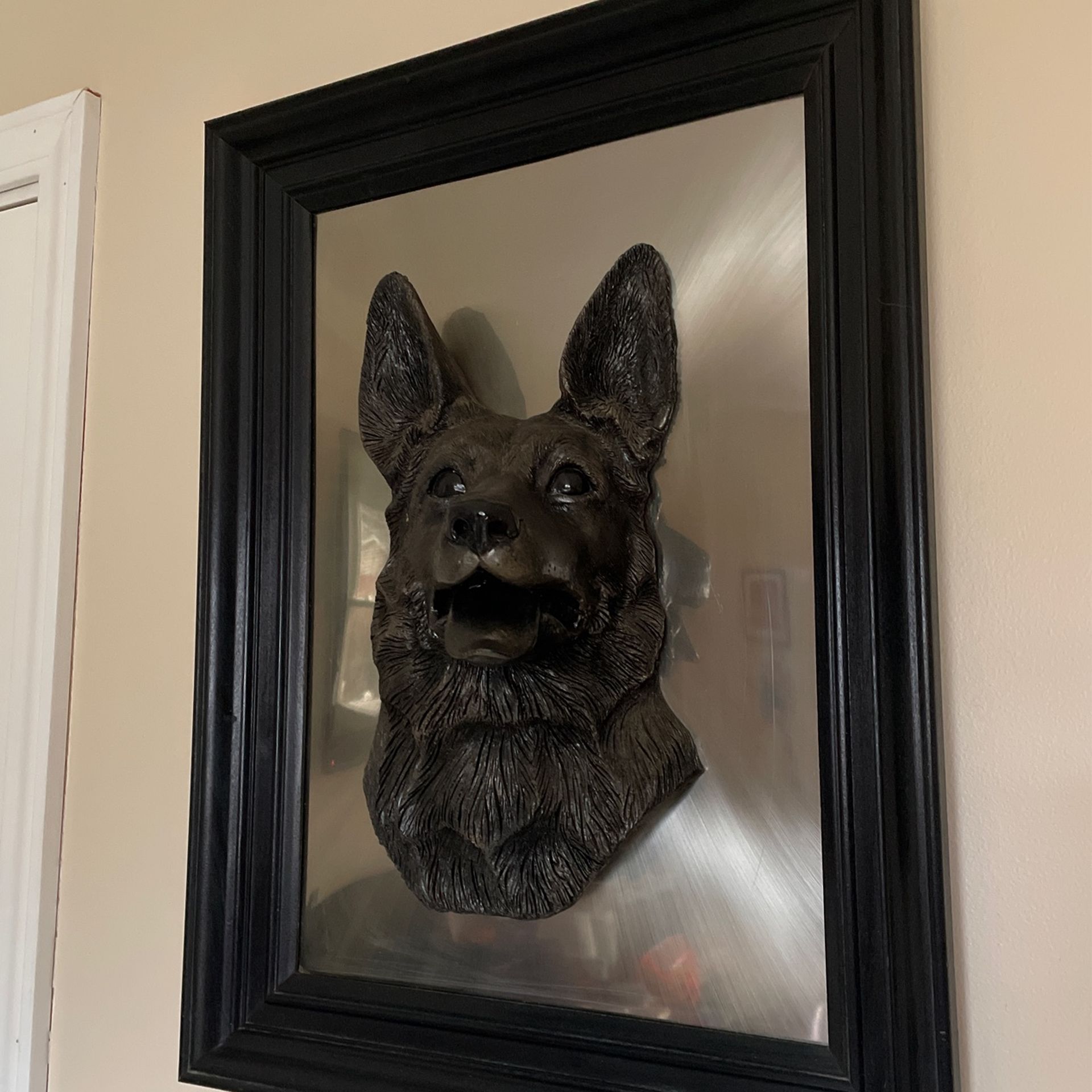 3 D German Shepherd Artist Signed