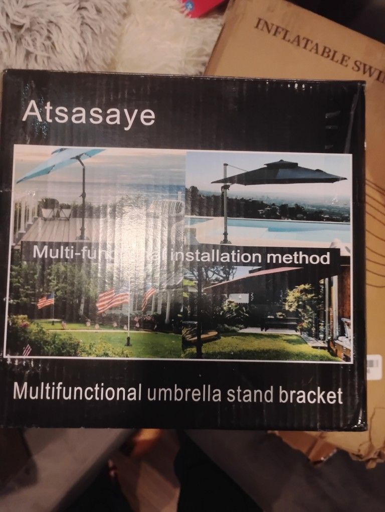 multifunctional umbrella stand bracket