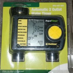 Automatic 2 Outlet Water Timer