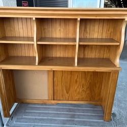 Solid Oak Book Shelf