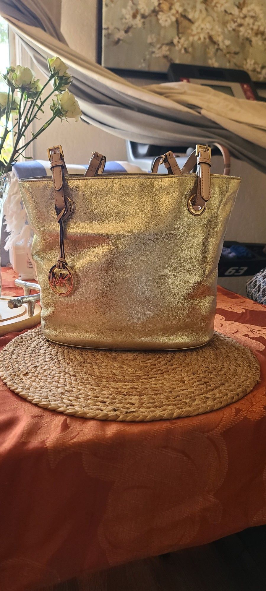 Michael Kors Gold Purse 