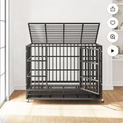 54 Inches Giant Dog Heavy Duty Indestructible Dog Crate - Escape...  $190