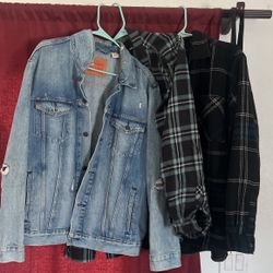 Mens jackets  Size L L XL