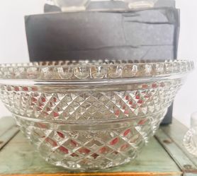 Glass Punch Bowl Set with Cups