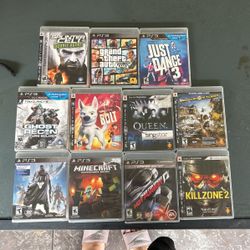 PS3 Games $10 Each 