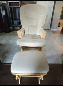 Shermag glider with ottoman
