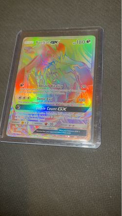 Pokemon Cards SM Forbidden Light Yveltal GX Secret Rare