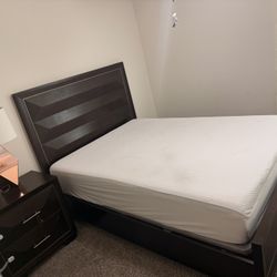 Queen Bed Frame And New Mattress Only