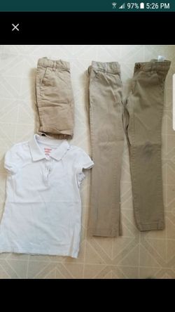 Girls size 8 uniforms