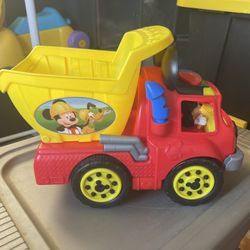 Mickey Dump Truck Talks , Makes Sounds , And Drives On It’s Own 