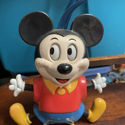 Vintage pull string Mickey Mouse  Hong Kong  Working condition 